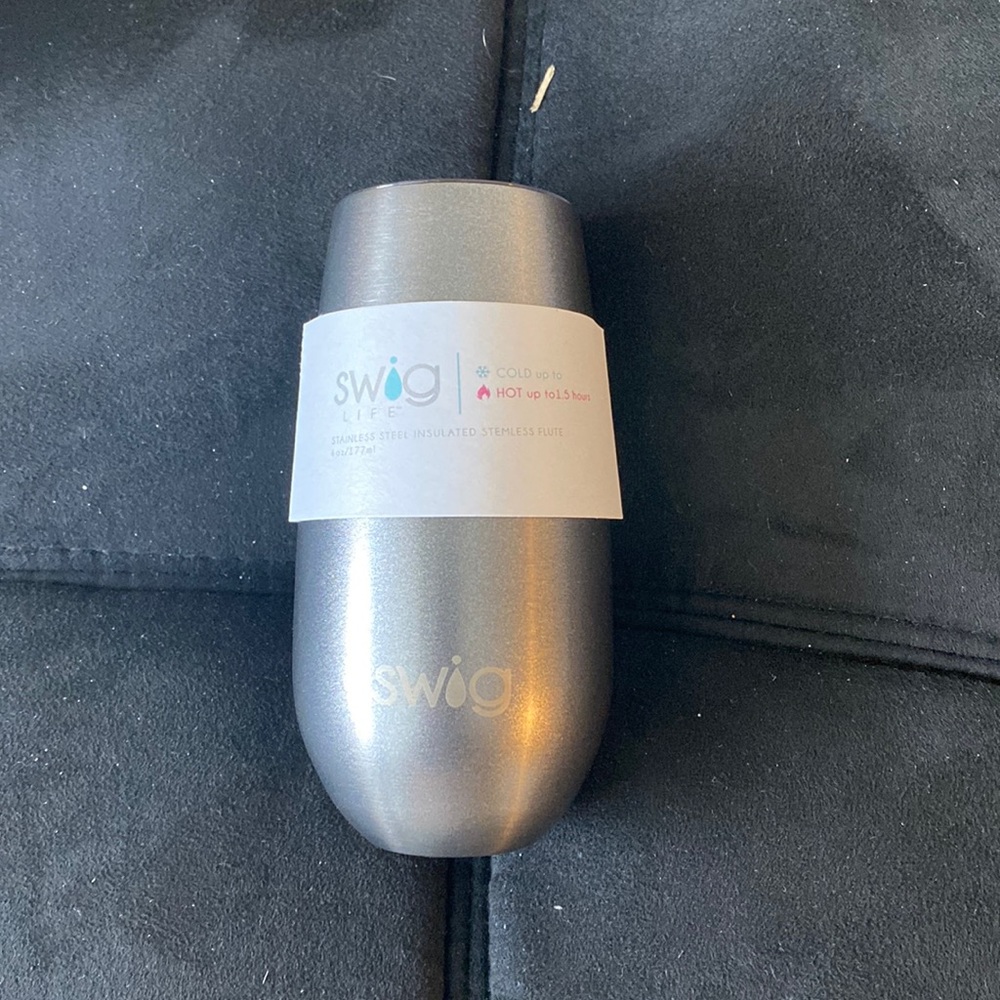 NWOT stainless steel insulated stemless flute